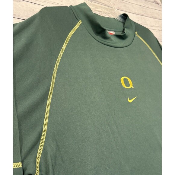 Team Nike Oregon Ducks Mens LS Shirt Sz XXL University Center Check Swoosh - Picture 5 of 16
